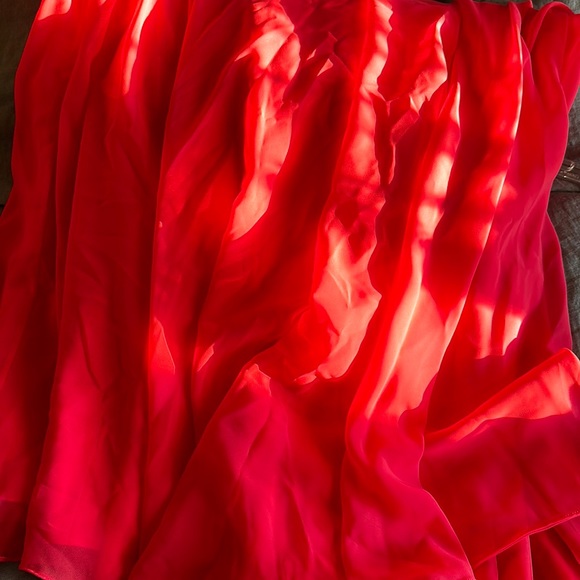 Pink strapless gown with beaded/rhinestone top - Picture 6 of 6